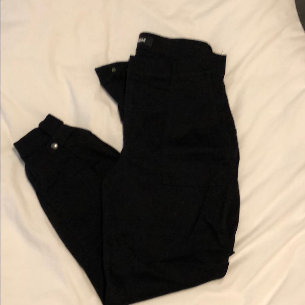 Express cropped straight high-rise pant